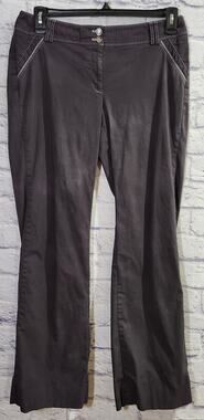 White House Black Market Black Gray Legacy Lined Jeans 10R Lightweight